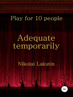 cover image of Adequate temporarily. Play for 10 people
